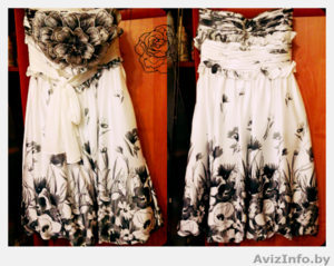 Нарядное белое платье #1040422