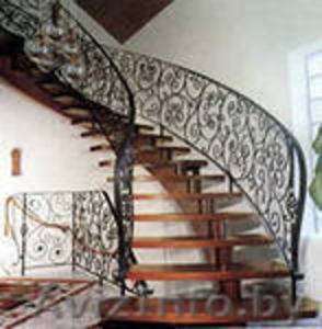 Кованые лестницы,  кованые ограждения лестниц,  художественная ковка #1044059