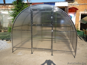 Теплица с поликарбонатом «Сибирская» 6x3x2 плюс подарок #1047134