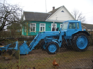 МТЗ - 80,  прицеп,  КУНГ 10,  зап. резина. #1035285