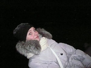 Серенький пуховик 42-44 размера #1038331