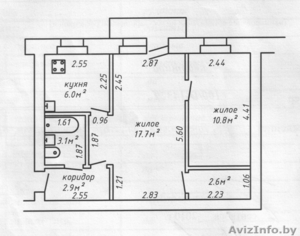 продам 2-х комнатную квартиру в центре Бреста  #1048725