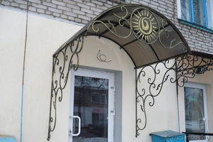 Кованые козырьки,  ворота,  двери,  ограды,  решетки #1073884