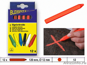 Маркировочные мелки Bleispitz (красные) #1097130