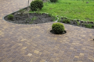 Укладка тротуарной плитки,  Устройство заборов,  Благоустройство,  Устройство газон #1087641