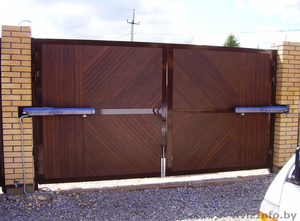 Въездные ворота с автоматикой установить #1087584