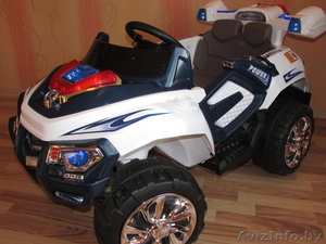 Джип полицейский Жук,  детский электромобиль,  доставка по РБ #1083474