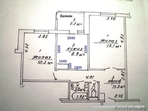 2-х комнатную квартиру(53, 3/29, 4/8, 9), ул.Лопатина, 148 #1092810