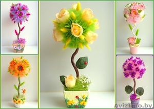 Курсы рукоделия Топиарий (дерево счастья) #1083242