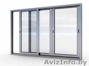 изготовление алюминиевых раздвижных рам #1103216