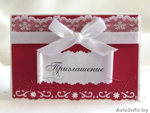 Свадебные пригласительные «Адонис» пригласительные на Свадьбу ручной работы #1105881