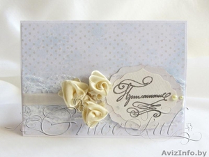 Свадебные пригласительные «Камелия» пригласительные на Свадьбу ручной работы #1105824