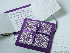 Свадебные пригласительные «Айва» пригласительные на Свадьбу ручной работы #1105823