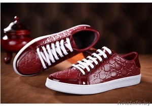 Кеды Gucci, натуральная кожа #1109286