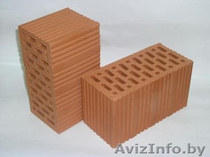 Блок керамический поризованный пустотелый  #1098904
