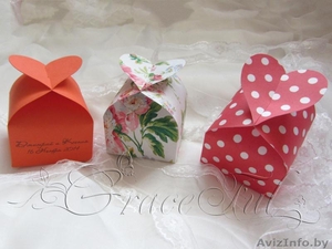 Свадебные бонбоньерки «Миа» бонбоньерки на Свадьбу ручной работы #1105680