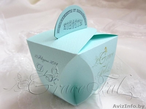 Свадебные бонбоньерки «Топаз» бонбоньерки на Свадьбу ручной работы #1105671