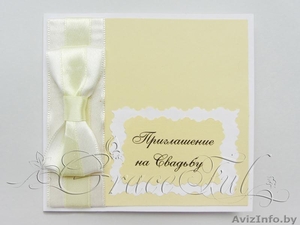 Свадебные пригласительные «Гиацинт» пригласительные на Свадьбу ручной работы #1105832
