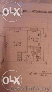 Продаю однокомнатную квартиру в Белице #1120006
