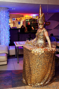 Леди-фуршет,  девушка-стол,  живой стол на Ваш праздник! #1113975