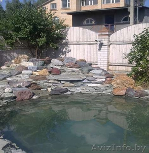 строительство декоративных и купальных водоёмов,  благоустройства участкаю  #1135790