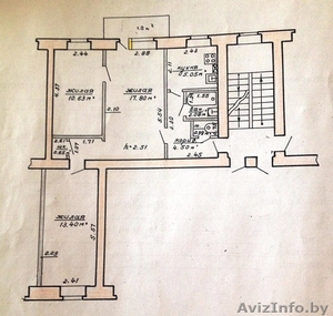Продается 3-комнатная квартира в центре #1130404