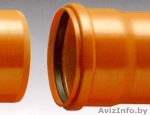 Труба ПВХ для наружной канализации Ø110 – Ø400 #1134565