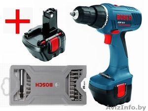 Аккумуляторный шуруповерт GSR 12-2 (2 аккумулятора 1, 5 А/ч) (BOSCH) #1129984