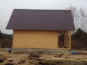 деревянные навесы для машин,  дома и бани #1141093