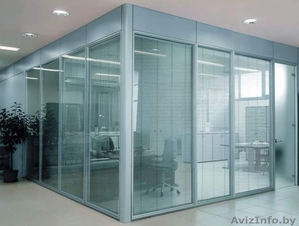 зделия из стекла: двери,  перегородки,  столы, душевые кабинки,  ресепшены,  панарамн #1165564