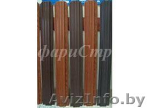 Металлический штакетник (односторонняя покраска) #1163428