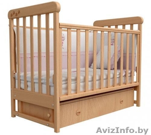 Детская кроватка Верес Соня ЛД12 маятник с ящиком,  Детские кроватки,  Кроватка дл #1172048
