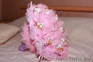 Букеты из мягких игрушек к выписке из Роддома и любому празднику в Солигорске. #1170865