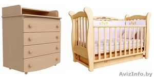Дуэт Верес ЛД-15 (кроватка + комод пеленатор 90x90) #1172051