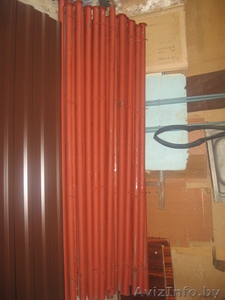 столбики из профильной и круглой трубы для установки заборов,  ворот,  калиток и д #1180000