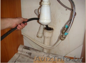 Устранение засоров раковин  Брест прочистка,  промывка труб быстро #1177499