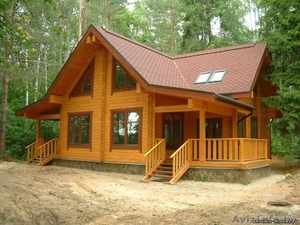 Дома,  бани из профилированного бруса под ключ. Беседки,  гриль-домики,  гаражи. #1186961