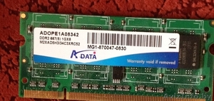 Оперативная память DDR2 для ноутбука (2 планки по 1 gb) #1197315