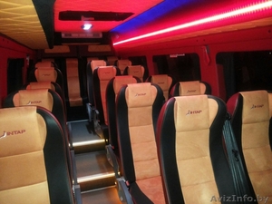 Новый черный Мерседес Спринтер на прокат с водителем  #1191417