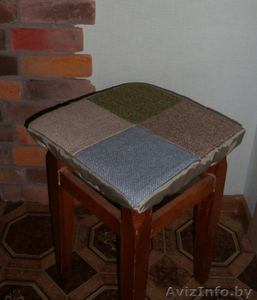 чехлы - сидушки на табуретки в стиле пэчворк #1190174