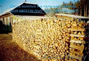 Дрова Колотые (Береза,  Ольха,  Ясень) Навалом 1м3 #1201759