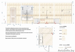РАСКЛАДКА ПЛИТКИ. Консультации по выбору плитки и сантехники. #1201953