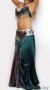 Костюм для танца живота (темно-зеленый) #1200265