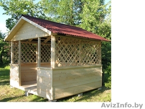 Беседка на 6 - 8 человек. Размеры 1800х2500 мм.  #1225737