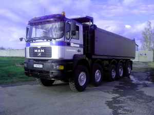 Услуги самосвала.TATRA 6х6,  12м3,  20 т;  MAN 26 м3,  35 т,  10х8 #1220851