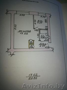 Однокомнатная квартира в центре Витебска #1239229