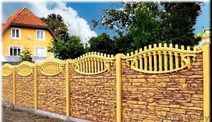 ЗАБОРЫ ИЗ МЕТАЛОПРОФЕЛЯ,  ВОРОТА,  КАЛИТКИ,  КОЛЬЦА КОЛОДЕЗНЫЕ.БЕТОННЫЕ ЗАБОРЫ,  #1241148