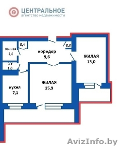 Двухкомнатная квартира в центре города ул Немига 12 #1227842