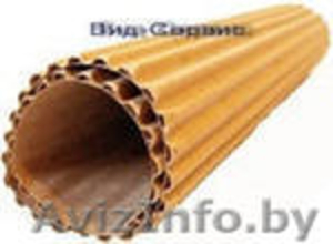 Картон гофрированный двухслойный. #1232405