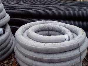 Полиэтиленовые трубы: гофра защитная,  дренаж,  техническая #1243219